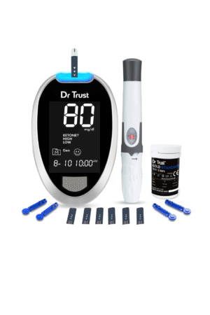 Dr TrustFully Automatic Blood Sugar Testing Glucometer Machine
