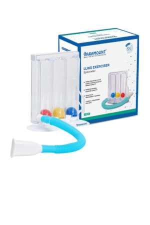 Paramount 3 Ball Spirometer | Lung Exerciser | Respiratory Exerciser