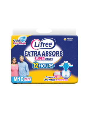 Lifree Extra Absorb Super Adult Diaper Pants | Size M
