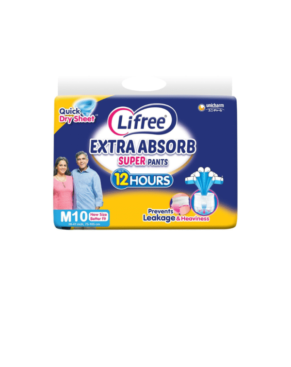 Lifree Extra Absorb Super Adult Diaper Pants | Size M