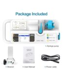 CONTEC Veterinary Syringe Pump Rechargeable Pump Machine with KVO Adjustable Occlusion Threshold Alarm and Calibration SP950