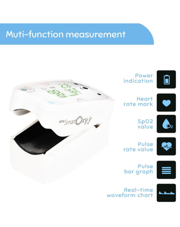 BPL Medical Technologies Smart Oxy Junior Fingertip Pulse Oximeter for Children - Image 4