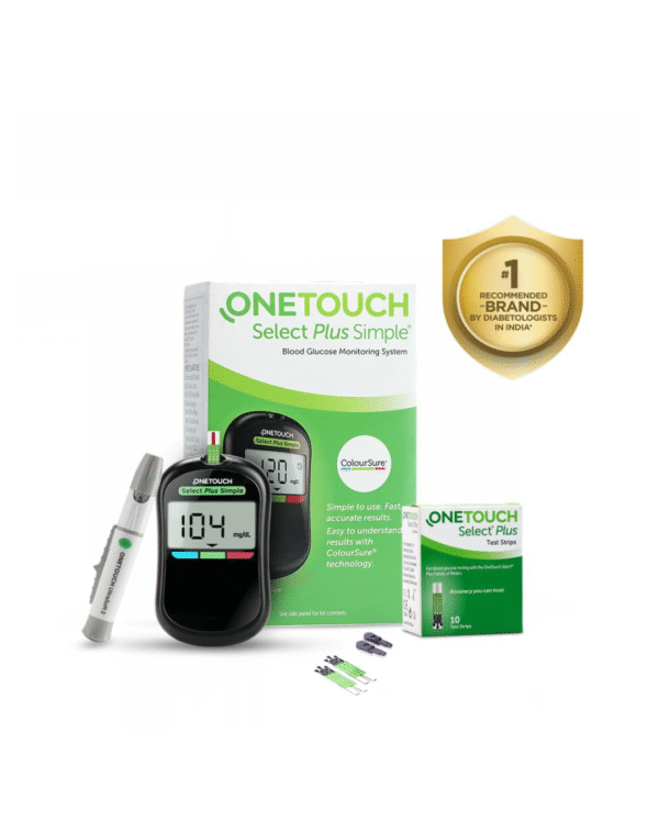OneTouch Select Plus Simple glucometer machine