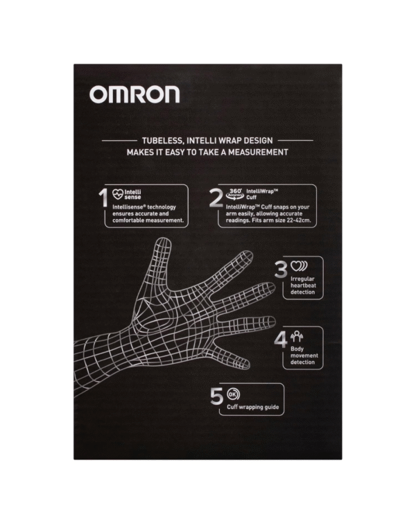 Omron Smart Elite+ HEM 7600T Tubeless 360° Accurate Digital Blood Pressure Monitor - Image 5