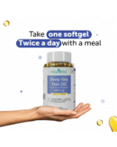Neuherbs Deep Sea Omega 3 Fish Oil - Omega 3 Supplement Triple Strength 2500 Mg (Essential Fatty Acid Combination of 1486 mg 892 mg EPA 594 mg DHA/serving)