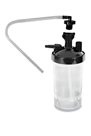 Humidifier Bottle for Oxygen Concentrator with Connector pipe and 2Mtr Supply Tube