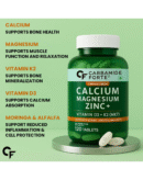Click to see full view Carbamide Forte Calcium Tablets for Women & Men | Calcium Magnesium Zinc Tablets | Calcium Supplements for Men with Vitamin K2 MK7 & Vitamin B12 - Bone Health & Joint Support - 120 Tablet for Men