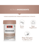 Swisse Magnesium For Muscle Recovery, Sound Sleep & Stress Relief - Australia's No. 1 Magnesium Supplement