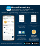 Omron HEM 7140T1 Bluetooth Arm Blood Pressure Monitor