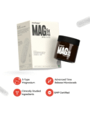 YourHappyLife Magnesium 5X Pro - 60 Capsules | Advanced Time-Release Magnesium Supplement with 5 Forms of Vitamin D3, K2 & Zinc for Sleep, Recovery & Stress Relief