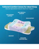 Dr Trust USA Butterfly Shaped Cervical Memory Foam Pillow