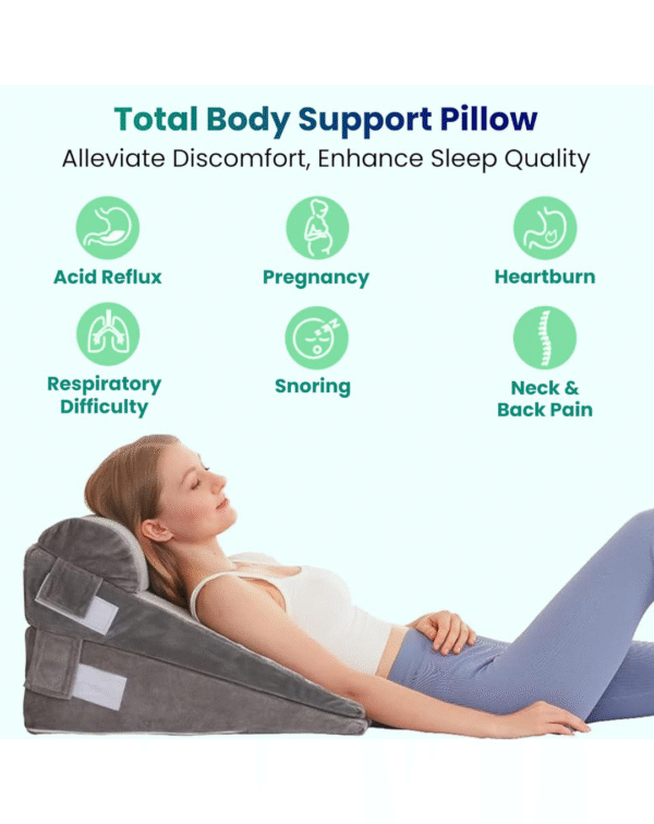 Dr Trust USA 354 Memory Foam Wedge Pillow - Image 2
