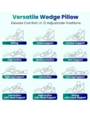 Dr Trust USA 354 Memory Foam Wedge Pillow