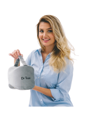 Dr Trust USA Orthopedic Knee and Leg Pillow Memory Foam for Men and Women Knock Knee,Calf and Thigh Cushion to Elevate legs-341