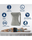Dr Trust USA Orthopedic Knee and Leg Pillow Memory Foam for Men and Women Knock Knee,Calf and Thigh Cushion to Elevate legs-341