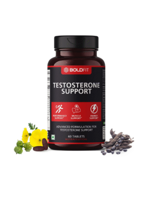 Boldfit testosterone Supplement for Men with Ginseng Extract with Kaunch Beej, Tribulus Terrestris,