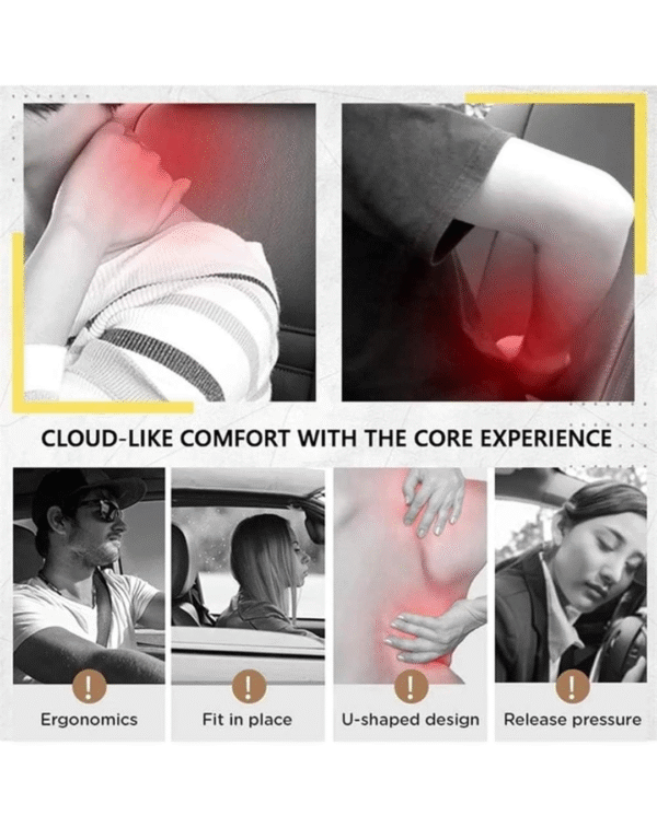 Dr Trust USA Orthopedic Headrest, Neck, Back & Shoulder Support Pillow for Car Driving - Image 3