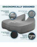 Dr Trust USA 370 Pro Seat Cushion for Tailbone, Coccyx, Hip, Thigh, Sciatica Support