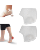 Sofstep Moisturizing Gel Heel Socks, White