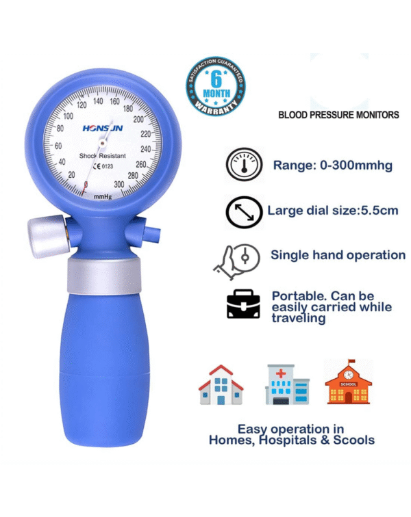 Dr. Care Shock Proof Aneroid blood Pressure Monitor - Image 3