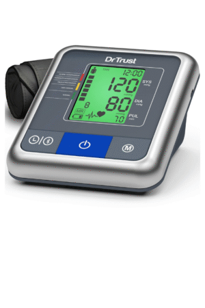 Dr Trust A-One Max Connect Automatic Talking Blood Pressure Testing Monitor (Gray)
