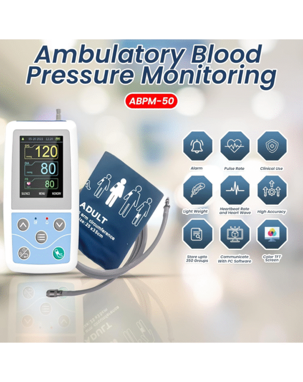 MEDILMA® CMS Battery Operated Ambulatory Blood Pressure Monitor PM50 - Image 2