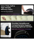 Dr Trust Lower Orthopedic Backrest Pillow Premium Memory Foam