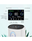 Oxygen Concentrator O2 Generator Portable Intelligent Home Air Purifier 93%,1-8L/Min Flow High Purity AC 220V Remote Control