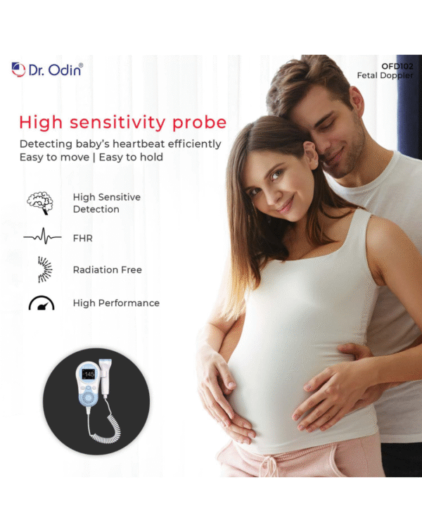 Dr. Odin OFD102 Fetal Doppler with Ultrasound Gel - Image 3