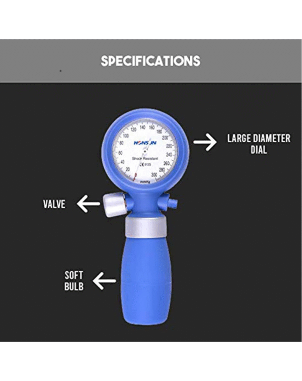 Dr. Care Shock Proof Aneroid blood Pressure Monitor - Image 2