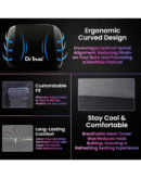 Dr Trust Lower Orthopedic Backrest Pillow Premium Memory Foam