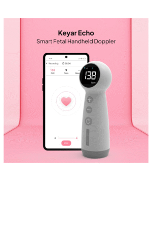 Janitri Keyar Echo Smart Fetal Doppler – Handheld Pregnancy Monitor