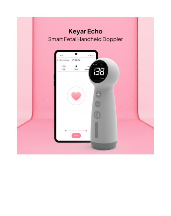 Janitri Keyar Echo Smart Fetal Doppler – Handheld Pregnancy Monitor