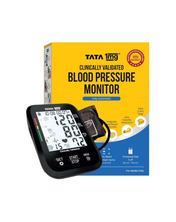 Tata 1mg Clinically Validated Digital Blood Pressure Monitor