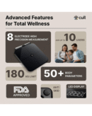 Cult Smart Scale Pro, US FDA Approved, 50+ Parameters, Body Fat Scale, BMI, 10 members