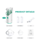 Dr Diaz Rechargeable Nebulization Machine For COPD Asthma|Child&Adult Mesh Nebulizer