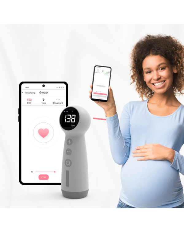 Janitri Keyar Echo Smart Fetal Doppler – Handheld Pregnancy Monitor - Image 2