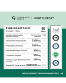 Carbamide Forte Glucosamine Tablets - Joint Support Supplement with Collagen & Glucosamine Chondroitin MSM