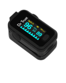 Dr Trust Signature Series Finger Tip Pulse Oximeter With Audio Visual Alarm (Midnight Black)