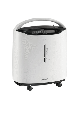 8F-5A Portable Oxygen Concentrator Machine (93% Concentration At 5L), White
