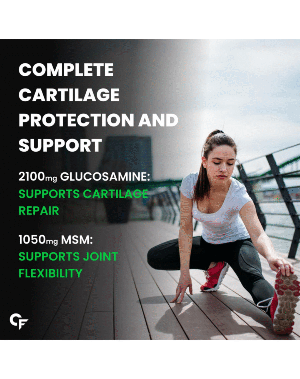 Carbamide Forte Glucosamine Tablets - Joint Support Supplement with Collagen & Glucosamine Chondroitin MSM - Image 4