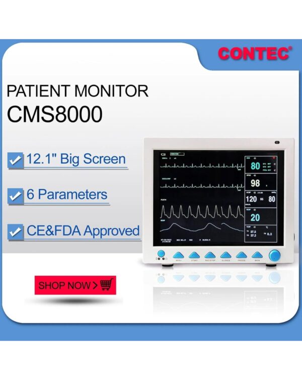 Contec CMS 8000 Multipara Parameter Patient Monitor - Image 2