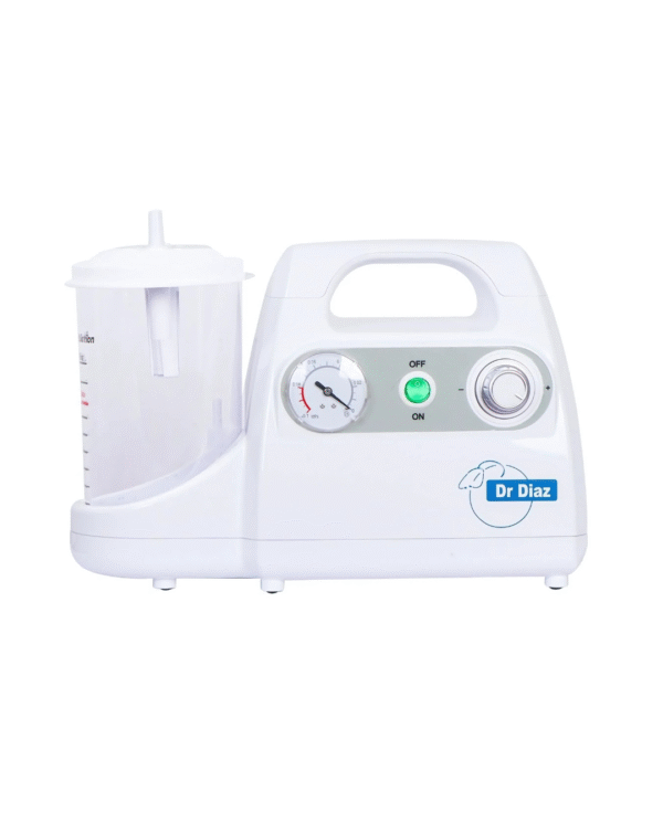 Dr Diaz Portable Suction Machine Unit with 1000 ml Single Jar for Hospital, Clinic, Dentist, & Home Use