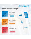AccuSure Mercury-Free Digital Thermometer With Transparent Storage Case (Ivory)