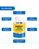Tata 1mg Probiotics 30 Billion CFUs+ Capsules with Prebiotic Fiber- 60 Count