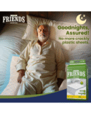 Friends Classic Disposable Underpads,Soft & Super Absorbency - 60x90 cm