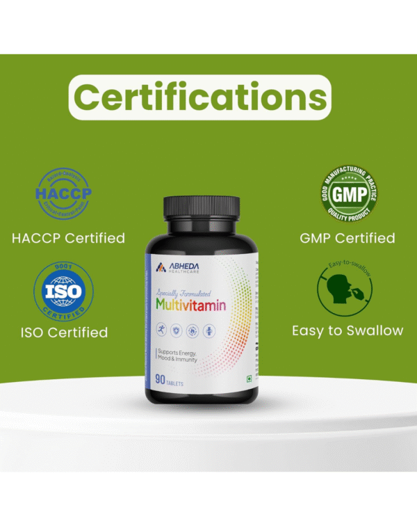 ABHEDA HEALTHCARE Multivitamin Tablets - 90 Count - Image 4