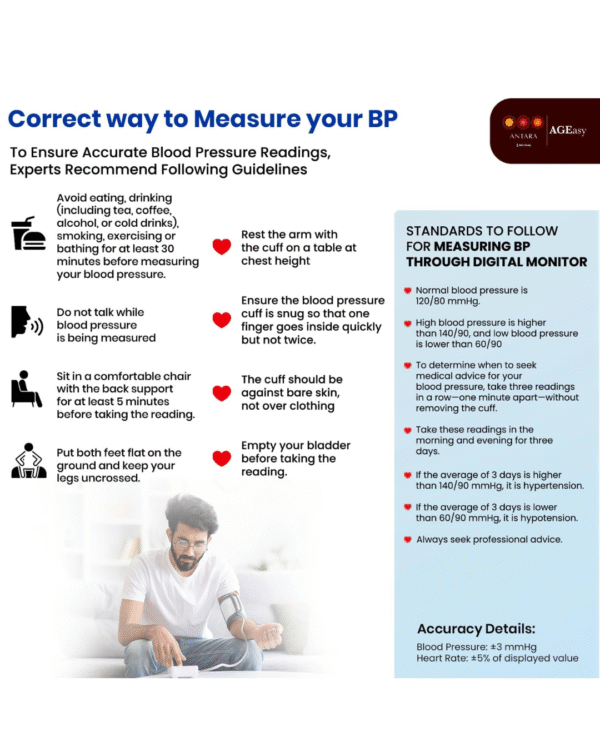 AGEasy (Max Group) Fully Automatic Digital Blood Pressure Monitoring Device - Image 5