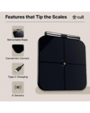 Cult Smart Scale Pro, US FDA Approved, 50+ Parameters, Body Fat Scale, BMI, 10 members