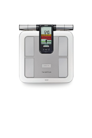 Omron Karada Scan Body Composition Monitor HBF-375, 140 KG, Silver